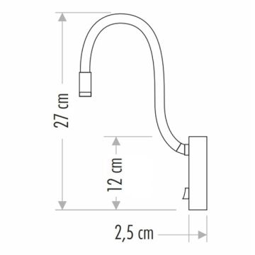 CATA CT-5232 Baykuş 3 Watt Siyah LED Okuma Apliği - Gün Işığı (3200K)