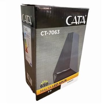 CATA CT-7063 MALTA 7 Watt Antrasit Çift Yönlü Dış Mekan LED Aplik - Gün Işığı (3200K)