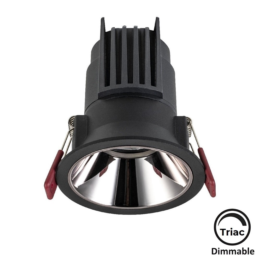 MOLLED MOL4144M Triac Dimli 8 Watt Siyah-Krom Sıva Altı LED Spot