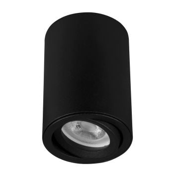 goldX ZE834-BK 7x10 cm Siyah Sıva Üstü Silindir Spot Kasası (GU10 Duylu)