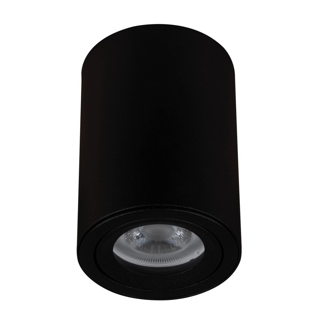 goldX ZE834-BK 7x10 cm Siyah Sıva Üstü Silindir Spot Kasası (GU10 Duylu)