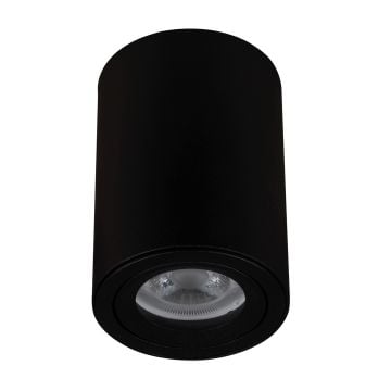 goldX ZE834-BK 7x10 cm Siyah Sıva Üstü Silindir Spot Kasası (GU10 Duylu)