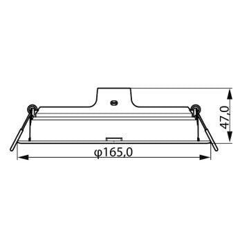PHILIPS 16.5 Watt Sıva Altı Yuvarlak LED Panel - Gün Işığı (3000K)