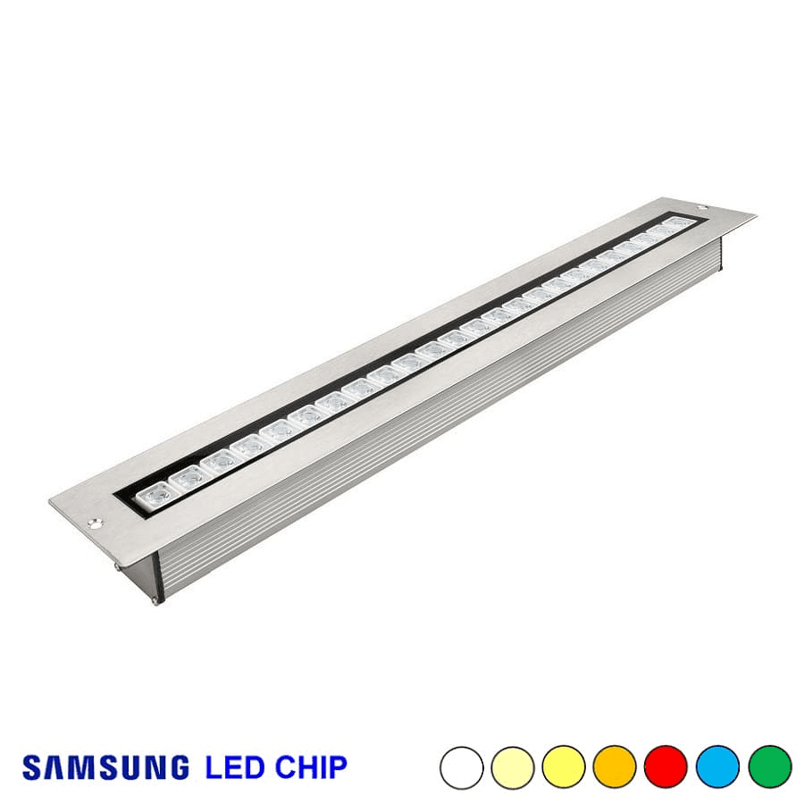 24 Watt 67 cm Sıva Altı SAMSUNG LED Wallwasher Dış Cephe Aydınlatma Armatürü