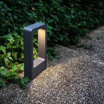 FORLIFE FL-1785 Çam 7 Watt 30 cm LED Bollard Armatür - Metal - Gün Işığı (3000K)