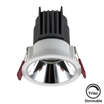 MOLLED MOL4141M Triac Dimli 10 Watt Beyaz-Krom Sıva Altı LED Spot (SAMSUNG/OSRAM/PHILIPS LED & EAGLERISE/PHILIPS/LIFUD Driver)