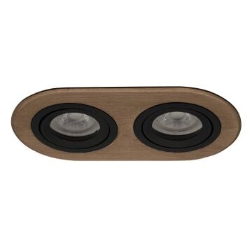 goldX ZE808-BRE 2x12 Watt Bronz Eskitme Sıva Altı İkili Oval LED Spot (SAMSUNG LED & EAGLERISE Driver)