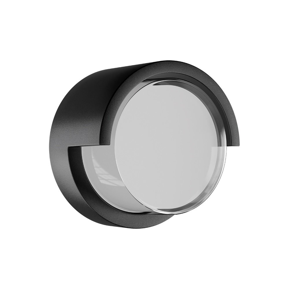 Braytron BG38-01011 15 Watt Siyah Kasa Yuvarlak Dış Mekan LED Aplik - Ilık Beyaz (4000K)