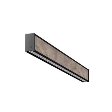 GOYA GY 8046-60 18 Watt 60 cm Gri Mermer Desenli Sıva Üstü DİMLİ Lineer Armatür