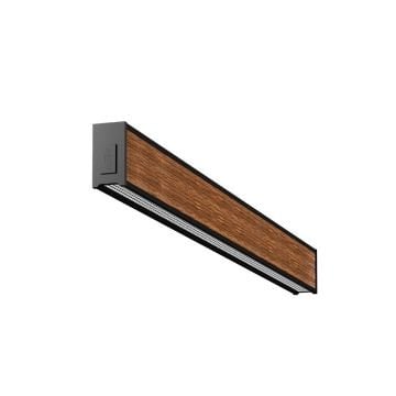 GOYA GY 8046-60 18 Watt 60 cm Ahşap (Ceviz) Desenli Sıva Üstü Lineer Armatür