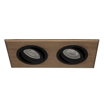 goldX ZE819-BRE 2x12 Watt Bronz Eskitme Sıva Altı İkili LED Spot (SAMSUNG LED & EAGLERISE Driver)