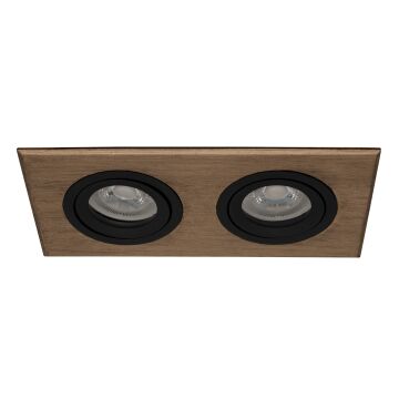 goldX ZE819-BRE 2x12 Watt Bronz Eskitme Sıva Altı İkili LED Spot (SAMSUNG LED & EAGLERISE Driver)