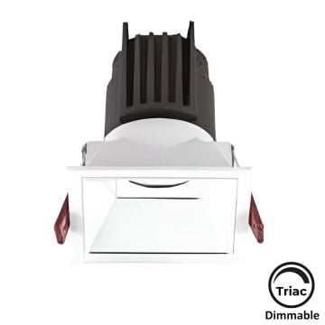 MOLLED MOL4159M Triac Dimli 12 Watt Beyaz Sıva Altı Kare LED Spot (SAMSUNG/OSRAM/PHILIPS LED & EAGLERISE/PHILIPS/LIFUD Driver)