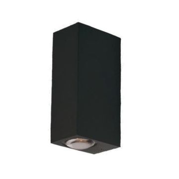 MOLLED MOL8000 2x3 Watt Antrasit Çift Yönlü Dış Mekan LED Aplik - Metal Gövde - Gün Işığı (3000K)