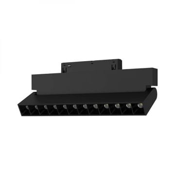 Braytron BD60-03201 12 Watt 22 cm Lensli Hareketli LED Magnet Armatür - Gün Işığı (3000K)