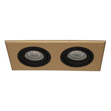 goldX ZE819-G 2x12 Watt Gold Sıva Altı İkili LED Spot (SAMSUNG LED & EAGLERISE Driver)