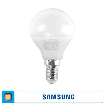 ACK AA11-00510 5 Watt LED P45 Top Ampul - Gün Işığı (3000K)