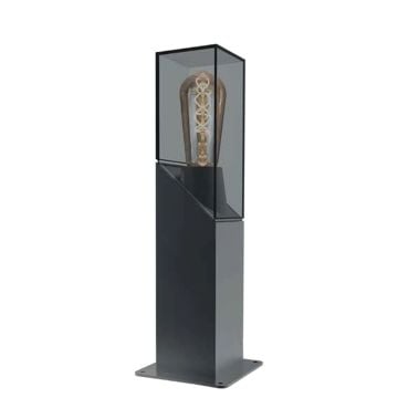 ACK AG36-00502 Karya 40 cm Camlı Bollard Armatür - Metal - E27 Duylu