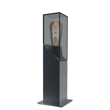 ACK AG36-00502 Karya 40 cm Camlı Bollard Armatür - Metal - E27 Duylu