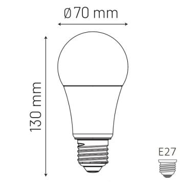 MONO 100-100145-651 10 Watt Beyaz Işık (6500K) LED Ampul