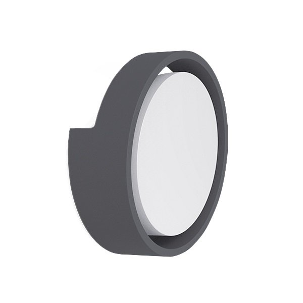 Braytron BG38-00712 12 Watt Siyah Kasa Dış Mekan LED Aplik - Ilık Beyaz (4000K)
