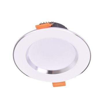 K2 GLOBAL KDL109 5 Watt Beyaz-Krom Sıva Altı LED Downlight Armatür - 3 Işık Renkli (Beyaz + Ilık Beyaz + Gün Işığı)