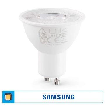 ACK AA24-01555 5 Watt GU10 Duylu Mercekli LED Ampul - SAMSUNG LED (Yeşil Işık)