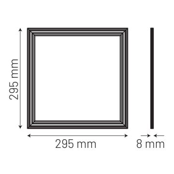MONO 110-183030-401 21 Watt 30x30 Ultra Slim LED Panel - Ilık Beyaz (4000K) [SAMSUNG LED]