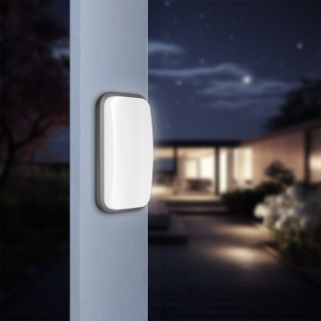 Braytron BG38-00332 15 Watt Siyah Kasa Dış Mekan LED Aplik - Gün Işığı (3000K)