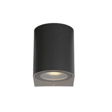 MOLLED MOL8005 Siyah/Antrasit/Beyaz Tek Yönlü Dış Mekan Aplik (Metal Gövde - GU10 Duylu)