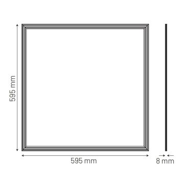 MONO 110-366060-401 36 Watt 60x60 Ultra Slim LED Panel - Ilık Beyaz (4000K) [SAMSUNG LED]