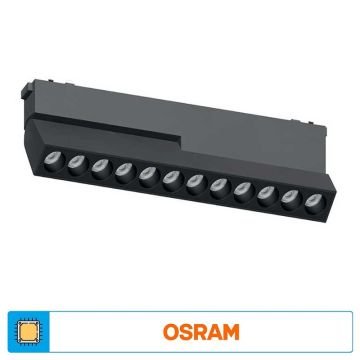 ACK AD45-04201 12 Watt 23 cm Lensli OSRAM LED Magnet Armatür - Gün Işığı (3000K)