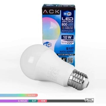 ACK AA14-60920 10 Watt Akıllı LED Ampul