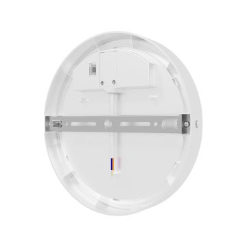 Braytron BC18-00680 12 Watt Beyaz Kasa Yuvarlak Dış Mekan LED Aplik - 3 Işık Renkli (Beyaz + Ilık Beyaz + Gün Işığı)