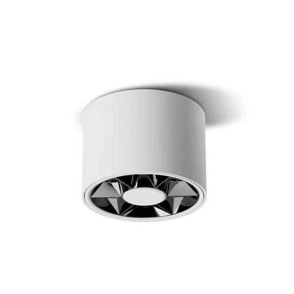 JUPITER LC500 B&SK 7 Watt 8x6 cm Beyaz-Koyu Krom Sıva Üstü LED Spot - Metal - Gün Işığı (3000K)