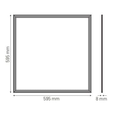 MONO 110-546060-651 54 Watt 60x60 Ultra Slim LED Panel - Beyaz Işık (6500K) [SAMSUNG LED]