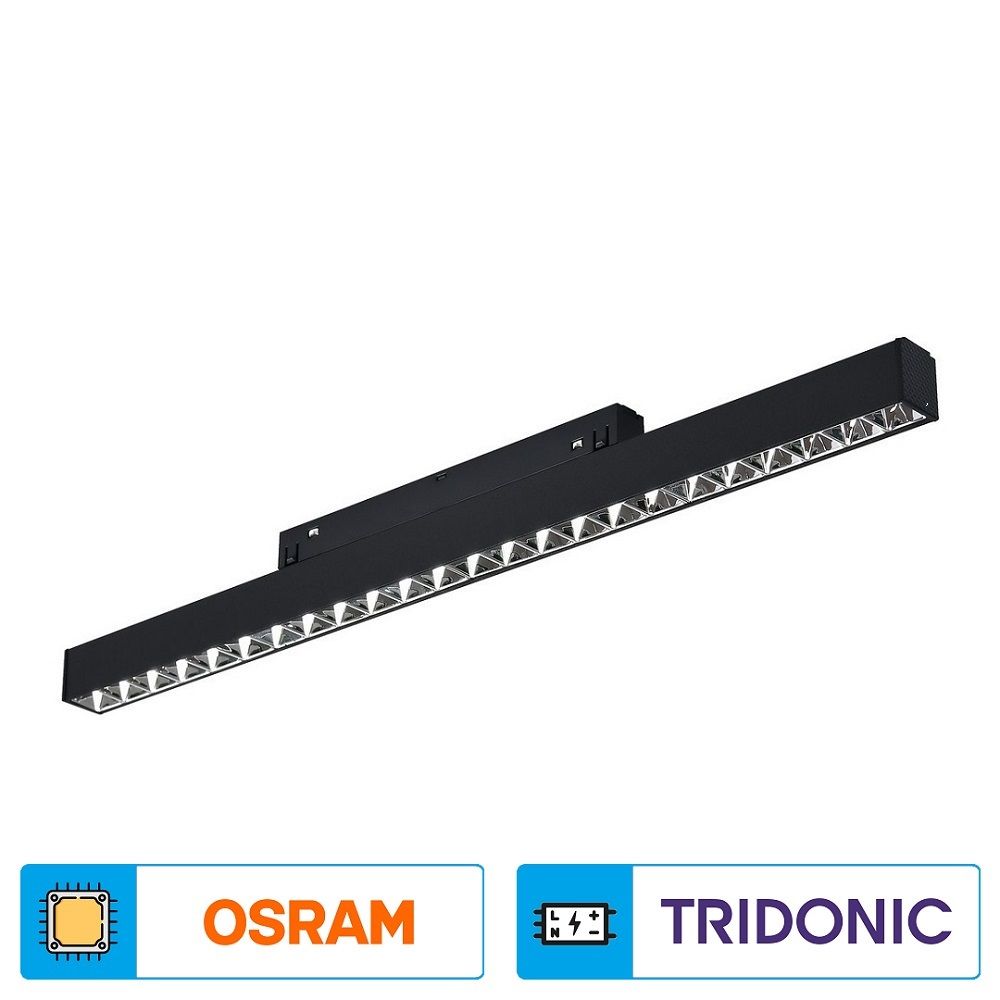 K2 GLOBAL KTL166 18 Watt 33 cm OSRAM Lensli LED Magnet Armatür