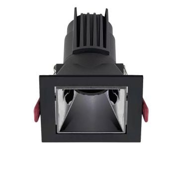MOLLED MOL4163M 10 Watt Siyah-Platin Sıva Altı Kare LED Spot (SAMSUNG/OSRAM/PHILIPS LED & EAGLERISE/PHILIPS/LIFUD Driver)