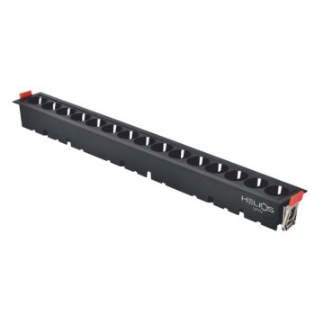 HELIOS HS 2446 Paris 30 Watt 42 cm Siyah Sıva Altı OSRAM LED Spot - Ilık Beyaz (4000K)