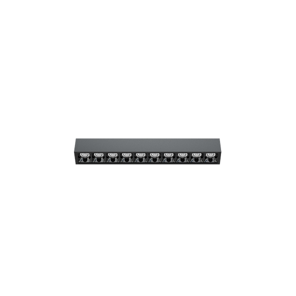 GOYA GY 8044-30 Siyah/Beyaz Kasa 20 Watt 30 cm Lensli Lineer Sarkıt Armatür