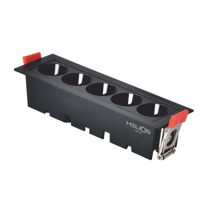 HELIOS HS 2444 Paris 10 Watt 15 cm Siyah Sıva Altı OSRAM LED Spot - Ilık Beyaz (4000K)
