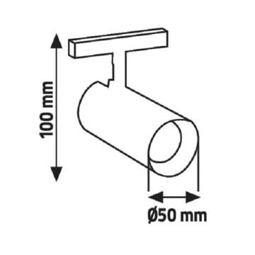 K2 GLOBAL KTL170D 10 Watt Dimli OSRAM LED Magnet Ray Spot
