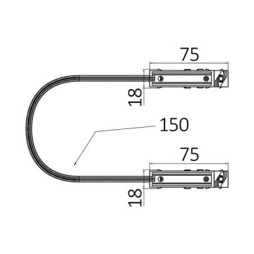 Braytron BY41-90021 Magnet Köşeler İçin Esnek Bağlantı