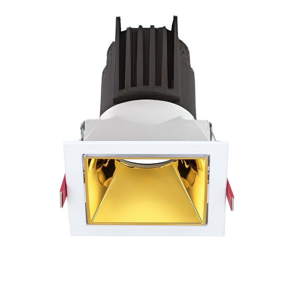 MOLLED MOL4157M 8 Watt Beyaz-Gold Sıva Altı Kare LED Spot (SAMSUNG/OSRAM/PHILIPS LED & EAGLERISE/PHILIPS/LIFUD Driver)