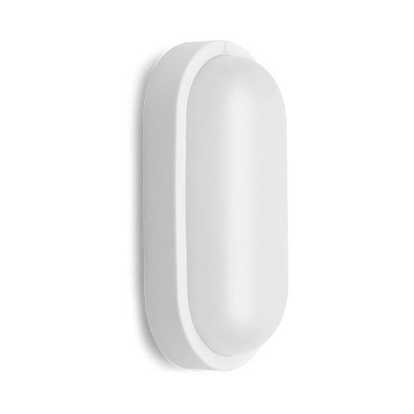 Braytron BC17-00730 8 Watt Beyaz Kasa Elips Dış Mekan LED Aplik - Beyaz Işık (6500K)
