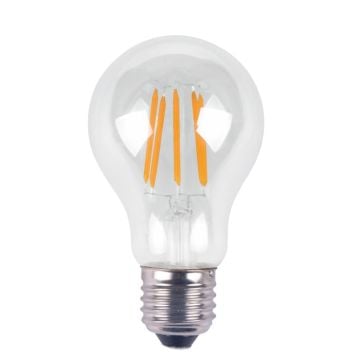 HELIOS HS 2090 8 Watt A60 Şeffaf Rustik Ampul - Beyaz Işık (6500K)