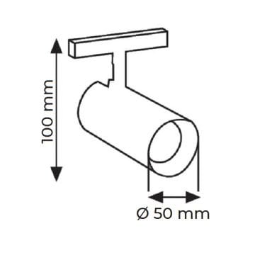 K2 GLOBAL KTL170 10 Watt OSRAM LED LED Magnet Ray Spot