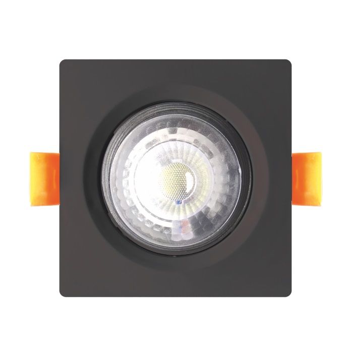 HELIOS HS 1228 5 Watt Sıva Altı Siyah Kare LED Spot (PC Gövde)