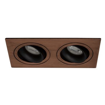 goldX ZE771-BE 2x12 Watt Bakır Eskitme Sıva Altı İkili LED Spot (SAMSUNG LED & EAGLERISE Driver)