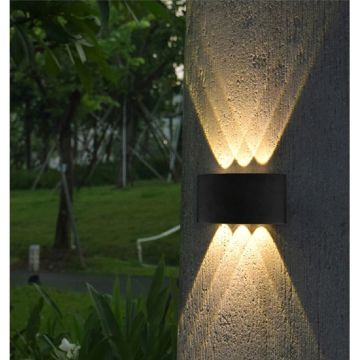 K2 GLOBAL KDA710 6 Watt Çift Yönlü Dış Mekan LED Aplik (ABS Plastik)